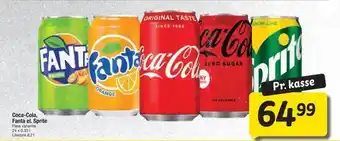 Fakta Tyskland Coca-cola, fanta el. sprite tilbud
