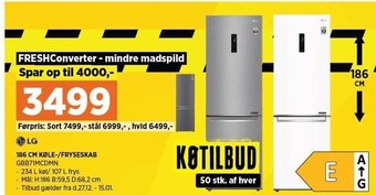 Power Køle-/fryseskab tilbud