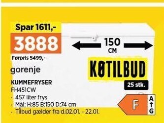 Power Kummefryser tilbud