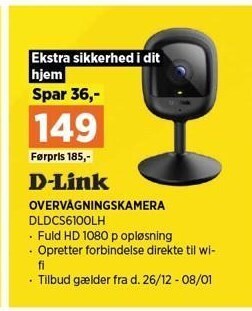 Power Overvågningskamera tilbud