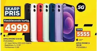 Power Iphone 12 64gb el. 128gb tilbud