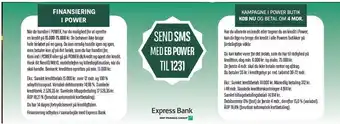 Finansiering i power - express bank