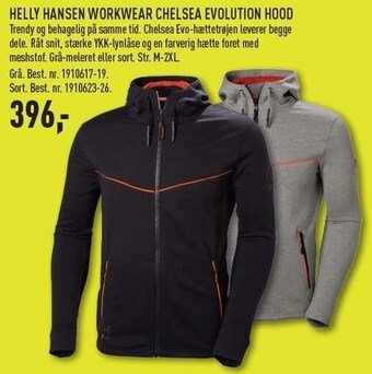 Johannes Fog Helly hansen workwear chelsea evolution hood tilbud