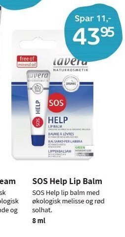 Helsam Sos help lip balm tilbud