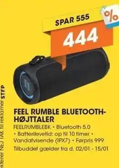 Expert Feel rumble bluetooth højttaler tilbud