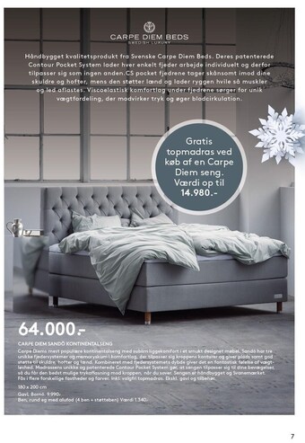 SengeSpecialisten Carpe diem sandö kontinentalseng tilbud