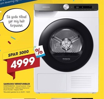 Punkt1 Samsung tørretumbler tilbud