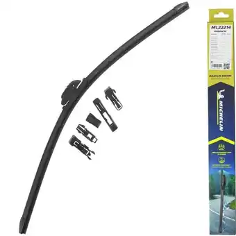 Michelin, vinduesvisker inkl. adaptere