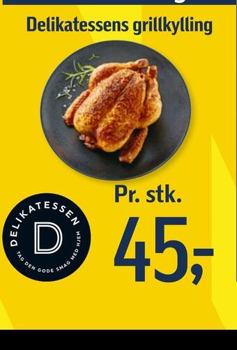 Føtex Delikatessens grillkylling tilbud