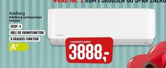 Skousen Adelberg varmepumpe vpa109 tilbud