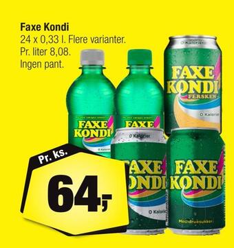 Calle Faxe kondi tilbud