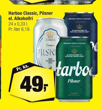 Calle Harboe classic, pilsner el. alkoholfri tilbud