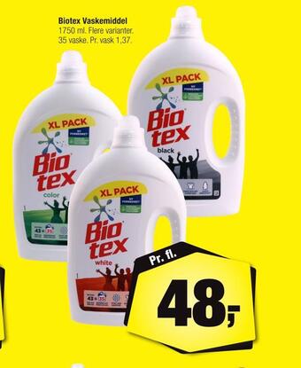 Calle Biotex vaskemiddel tilbud