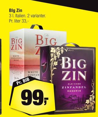 Calle Big zin tilbud