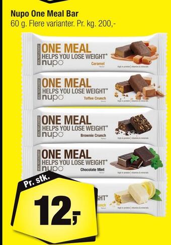 Calle Nupo one meal bar tilbud