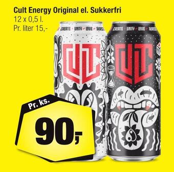 Calle Cult energy original el. sukkerfri tilbud