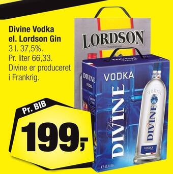 Calle Divine vodka el. lordson gin tilbud