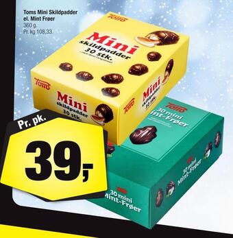 Calle Toms mini skildpadder el. mint frøer tilbud