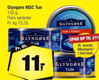 Calle Glyngøre msc tun tilbud