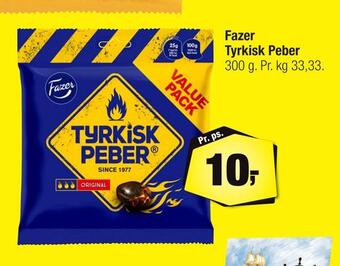 Calle Fazer tyrkisk peber tilbud