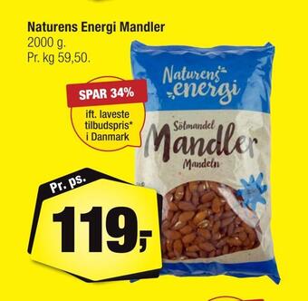 Calle Naturens energi mandler tilbud