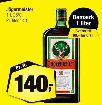 Calle Jägermeister tilbud