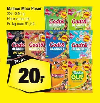 Calle Malaco maxi poser tilbud