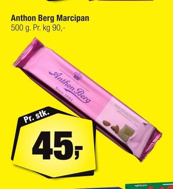 Calle Anthon berg marcipan tilbud