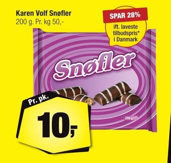 Karen volf snøfler