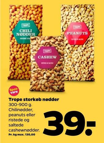 Trope storkøb nødder
