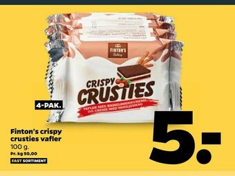 Netto Finton's crispy crusties vafler tilbud