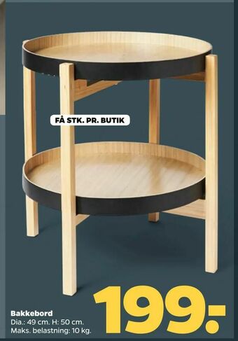 Netto Bakkebord tilbud