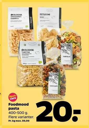 Netto Foodmood pasta tilbud