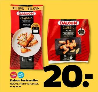 Netto Daloon forårsruller tilbud
