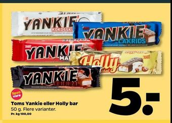 Netto Toms Yankie eller Holly bar tilbud