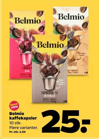 Netto Belmio kaffekapsler tilbud
