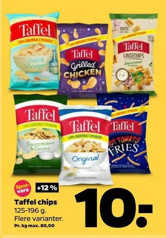 Netto Taffel chips tilbud