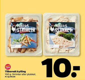 Netto Tilberedt kylling tilbud