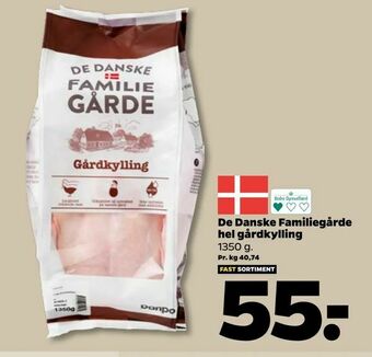 De Danske Familiegårde hel gårdkylling