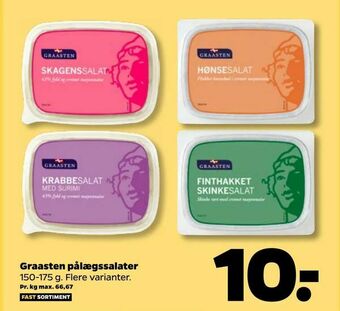 Netto Graasten pålægssalater tilbud