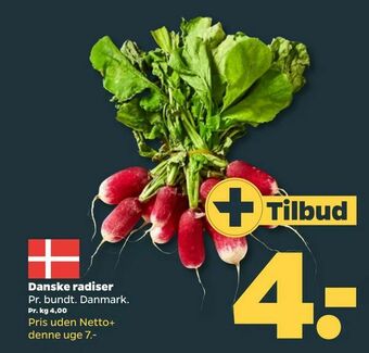 Netto Danske radiser tilbud