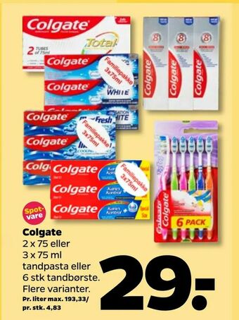 Netto Colgate tilbud