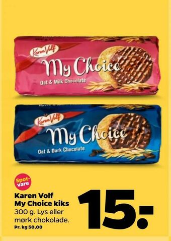 Netto Karen Volf My Choice kiks tilbud