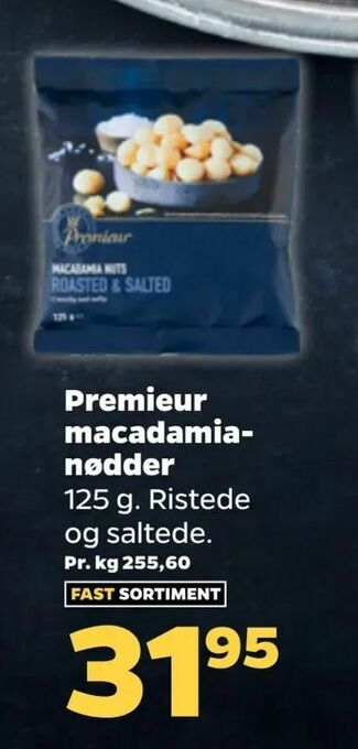 Netto Premieur macadamianødder tilbud