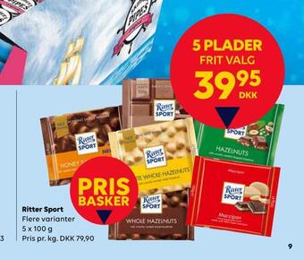 BorderShop Ritter sport tilbud