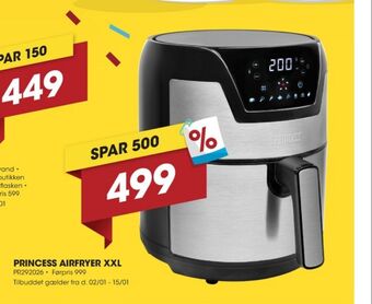 Punkt1 Princess airfryer tilbud