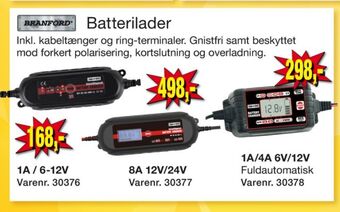 Harald Nyborg Branford batterilader tilbud