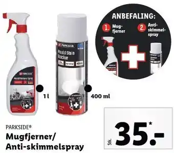 Lidl Mugfjerner/ anti-skimmelspray tilbud