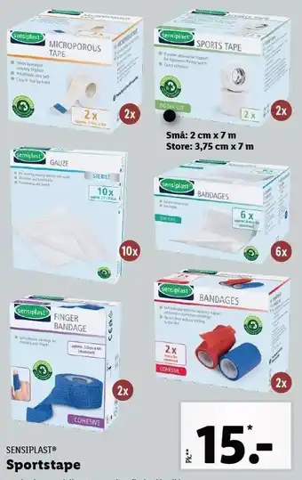 Lidl Sportstape tilbud