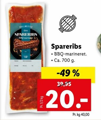 Let-Køb Spareribs tilbud